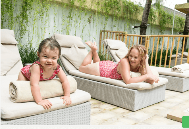 Child-friendly villa layout